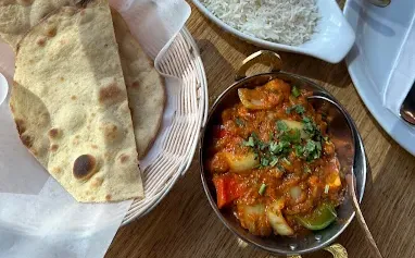 Best coconut fish curry thali in Vancouver, BC